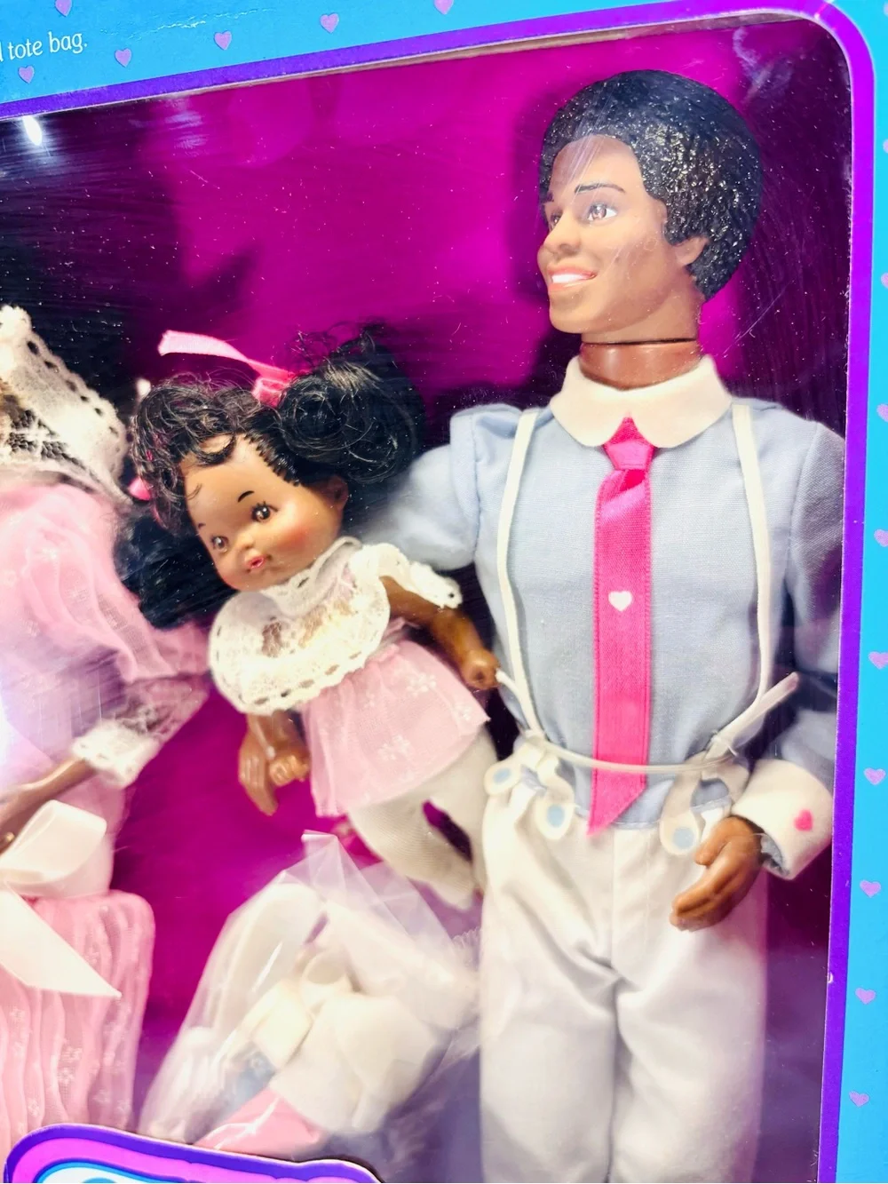 Mattel The Heart Family Mom, Dad, & Babies 1984 Deluxe Set 2052 Vintage